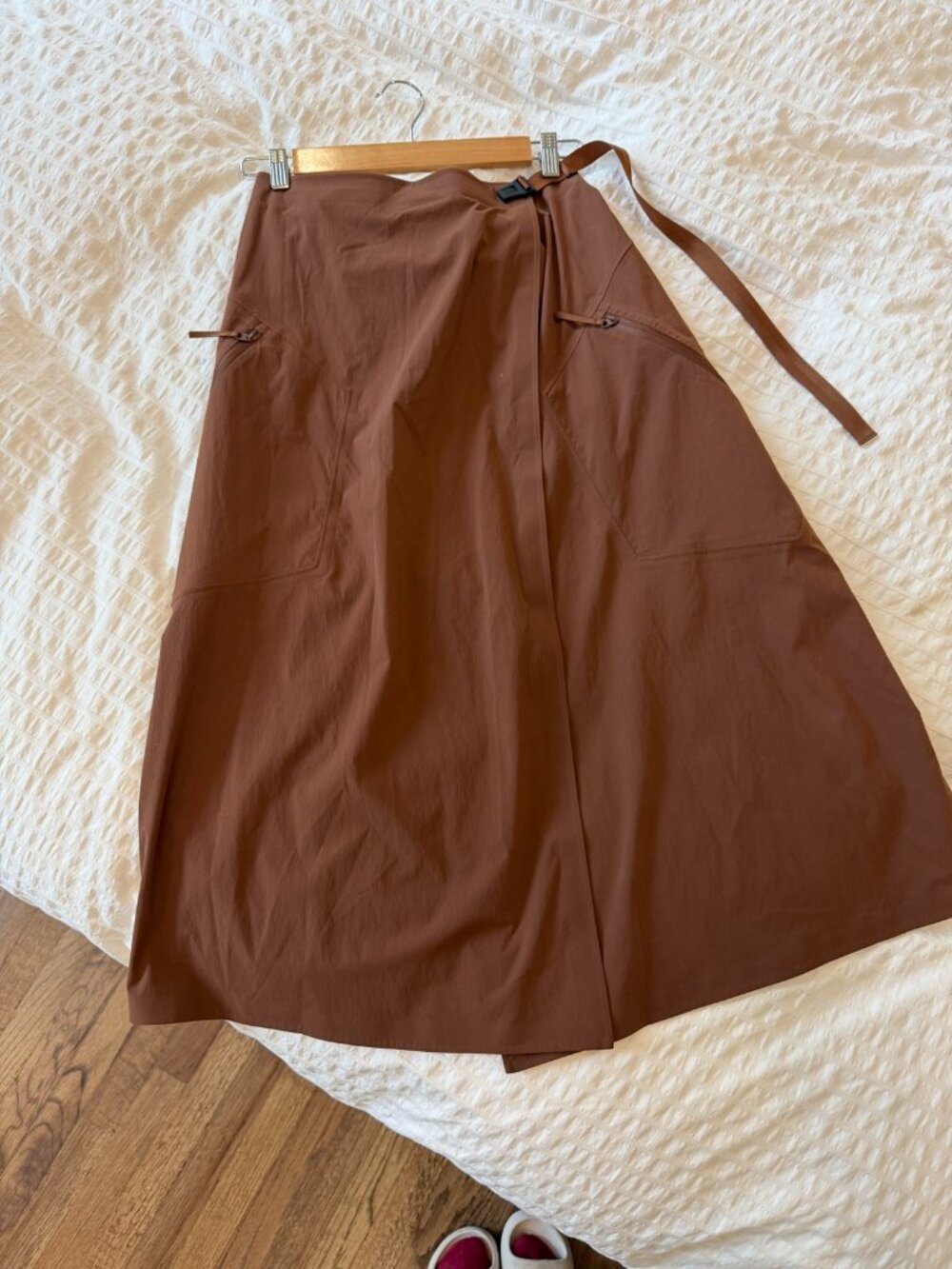 Arc'teryx Veilance Lota Wrap Skirt Brown Size XS